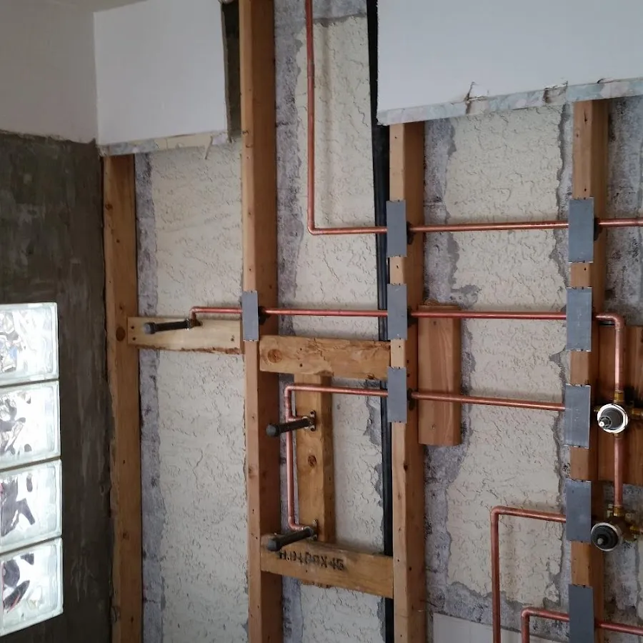 Copper pipe installation for Repiping in Brier