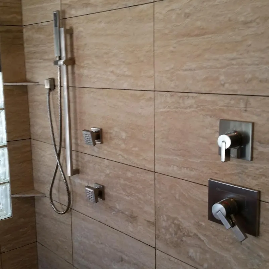 Shower fixture installation for Frozen Pipe Repair in Brier